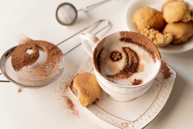 Assortimento di caffè e dolci