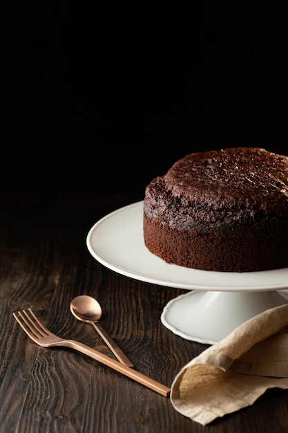 Assortimento di deliziosa torta al cioccolato