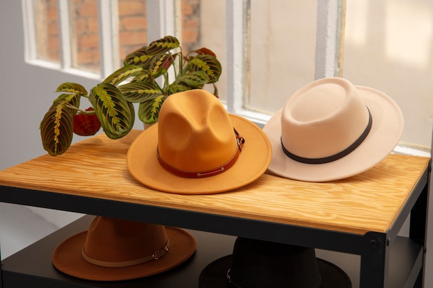 Assortimento di eleganti cappelli Fedora