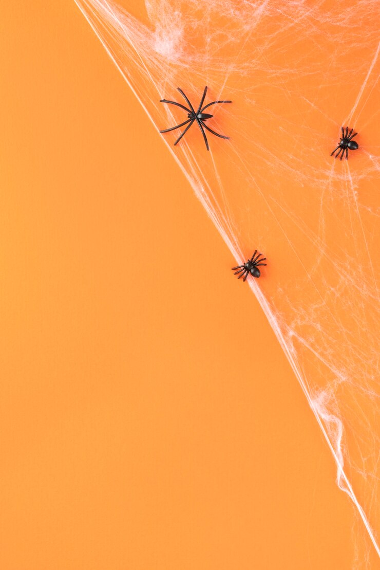 Foto gratuito assortimento di halloween creativo piatto laico