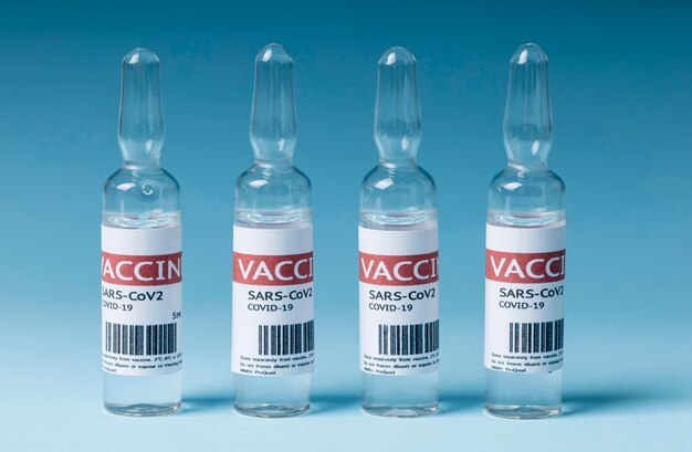 Assortimento di vaccini contro il coronavirus sanitario