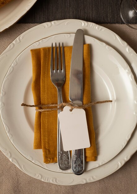 Assortimento per la cena del Ringraziamento sul tavolo