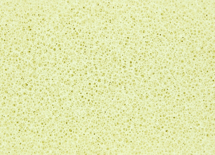 Foto gratuito astratto giallo texture spugna per sfondo