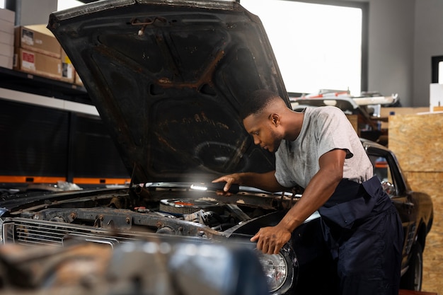 Auto in cura in officina