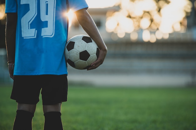 Azione del calciatore sullo stadio