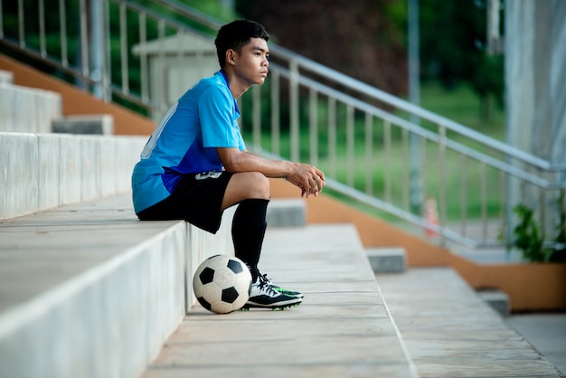 Azione del calciatore sullo stadio