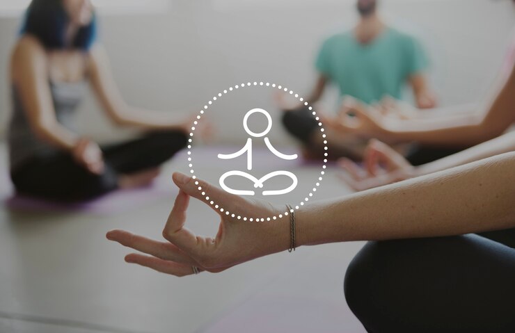 Foto gratuito balance healthcare vita sana meditazione