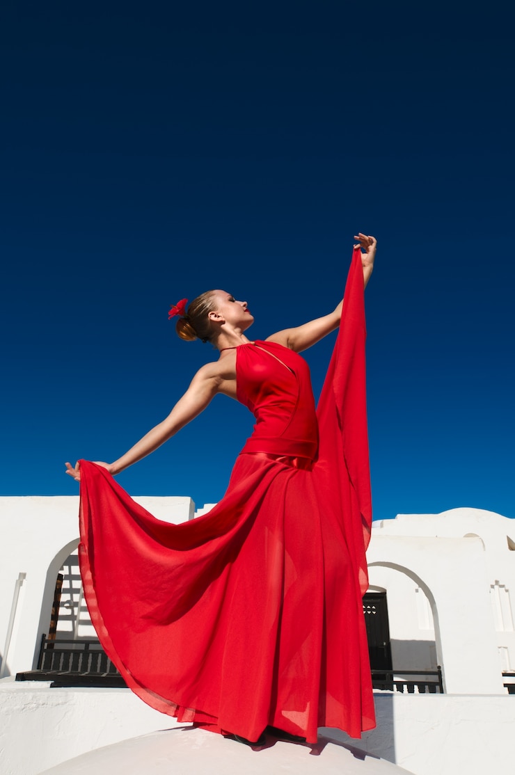 Foto gratuito ballerino di flamenco