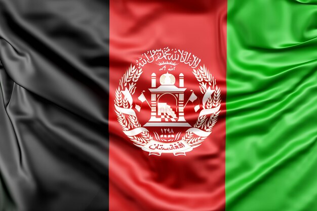 Bandiera dell&#39;Afghanistan