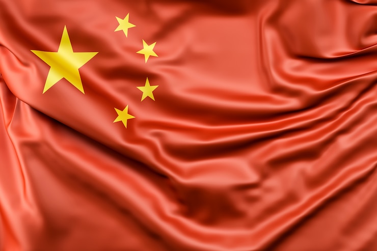 Foto gratuito bandiera della cina