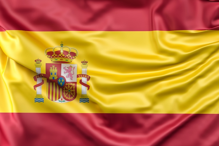 Foto gratuito bandiera della spagna
