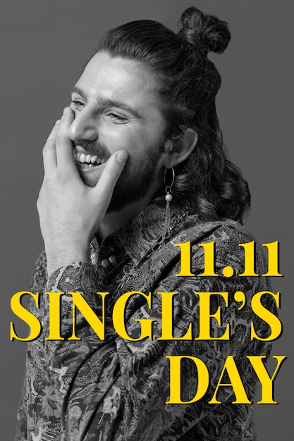 Banner per il giorno dei single