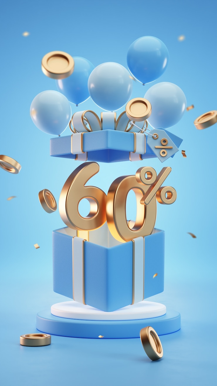 Foto gratuito banner verticali per la promozione delle vendite