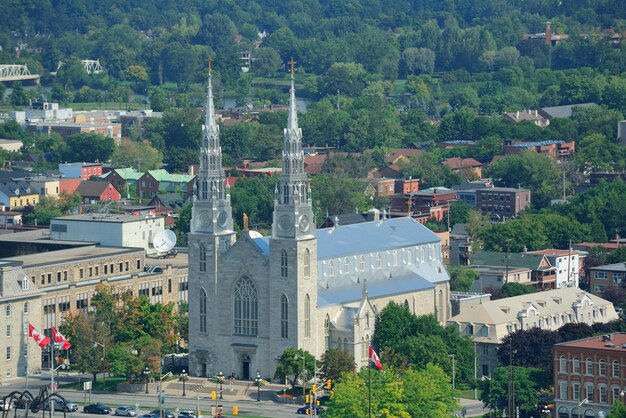 Basilica di Notre Dame a Ottawa, Ontario, Canada