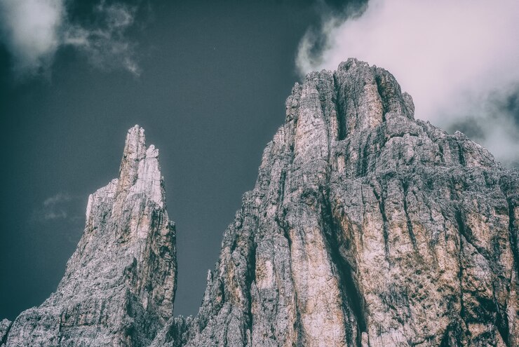Basso Angolo Di Montagne