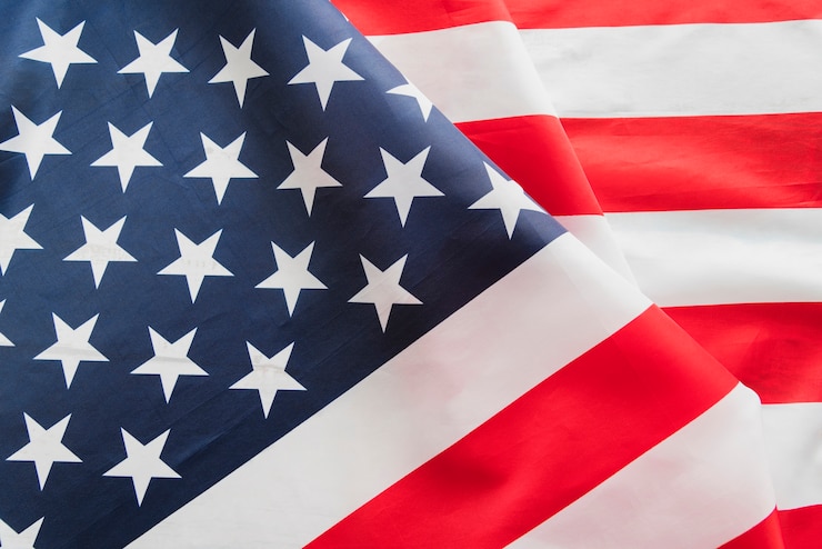 Foto gratuito battere la bandiera usa