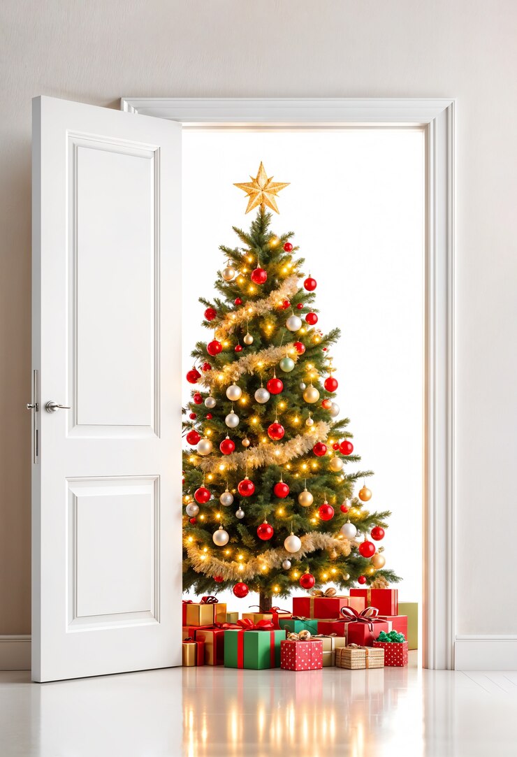 Foto gratuito bel albero di natale