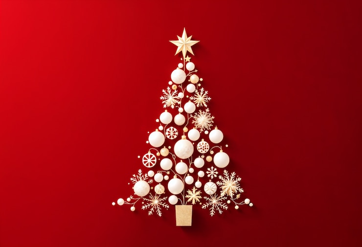 Foto gratuito bel albero di natale
