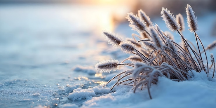 Foto gratuito bel paesaggio invernale con la neve