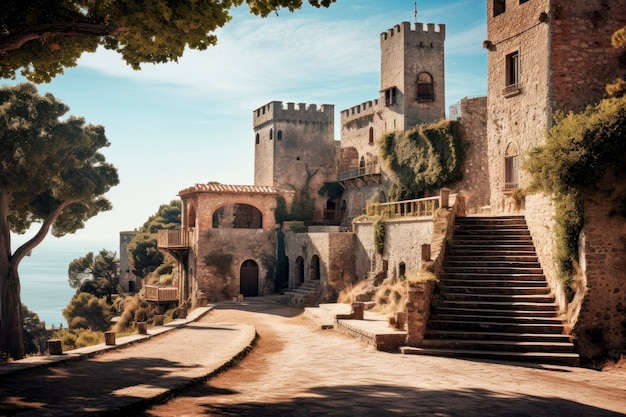 Bella architettura del castello
