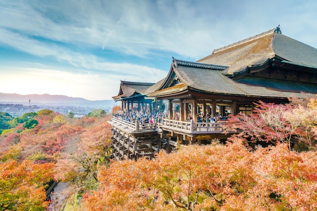 Bella Architettura di Kiyomizu-dera Kyoto, Giappone