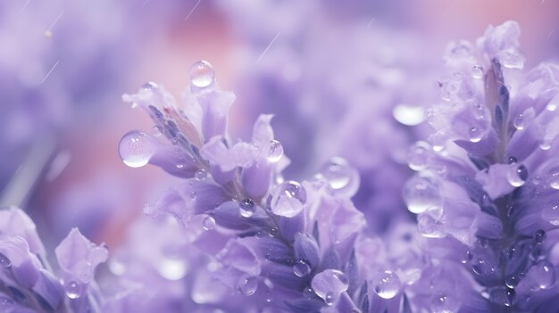 Bella carta da parati con fiori viola