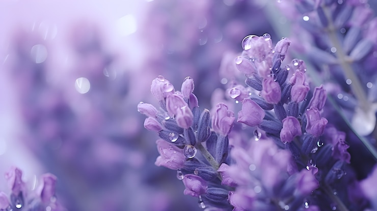 Foto gratuito bella carta da parati con fiori viola