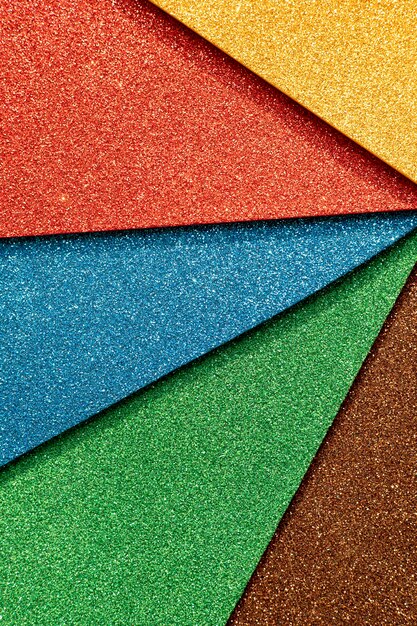 Bella carta glitterata festosa