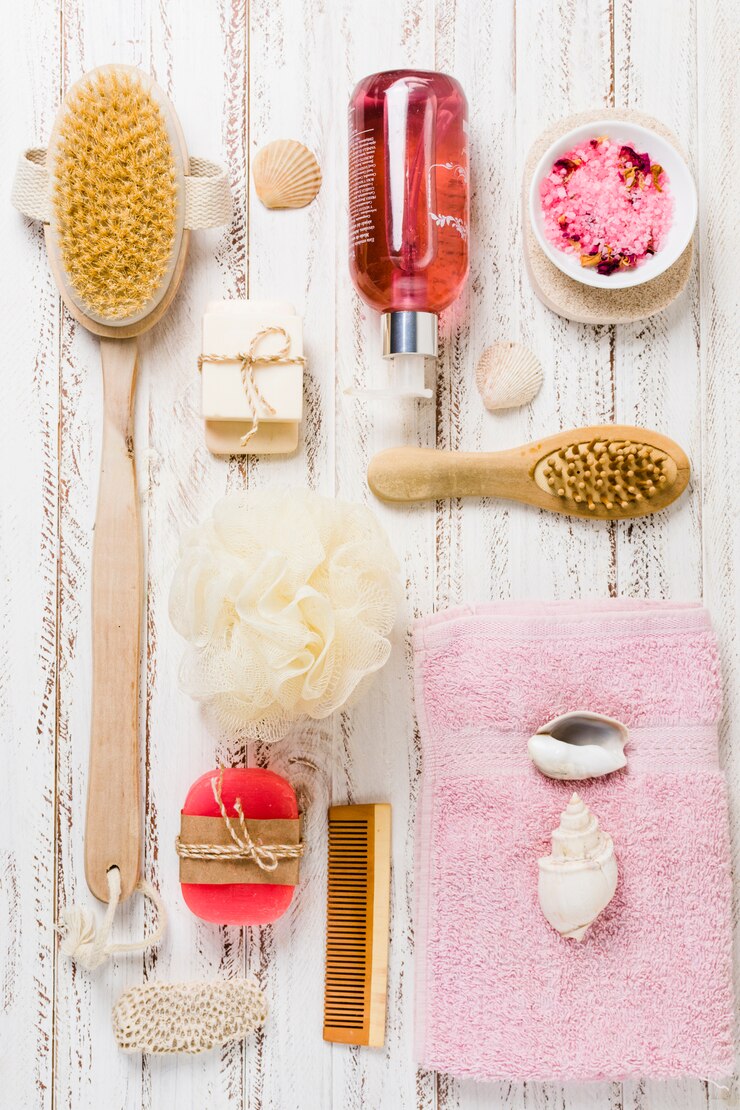Foto gratuito bella composizione per spa o bagno concetto
