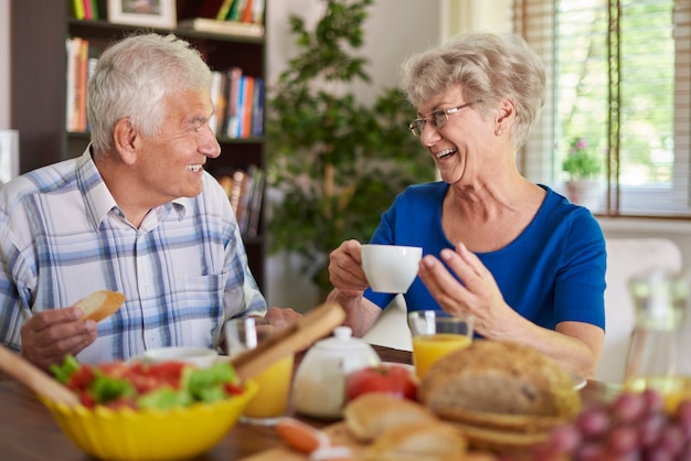 Bella giornata per consumare una deliziosa colazione