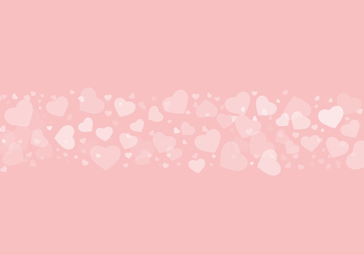 Foto gratuito bella illustrazione di cuori bianchi su uno sfondo o uno sfondo rosa perfetto