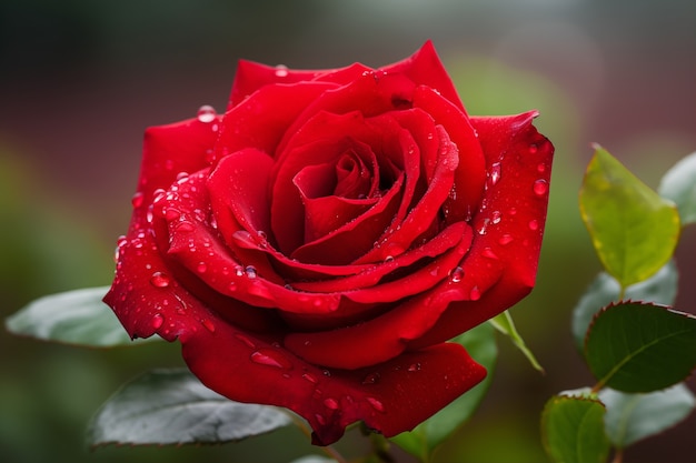 Bella rosa in natura