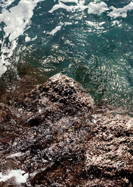 Bella vista sul mare con l'oceano