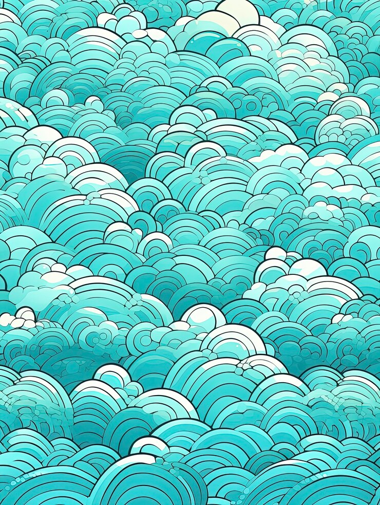 Foto gratuito belle nuvole arte digitale