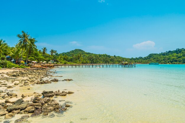 Bellissima spiaggia tropicale e mare