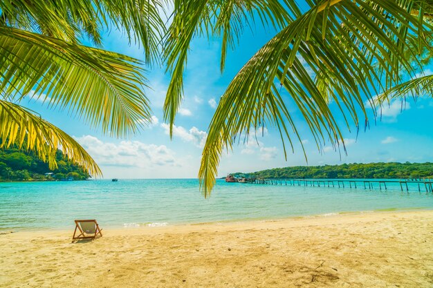 Bellissima spiaggia tropicale e mare