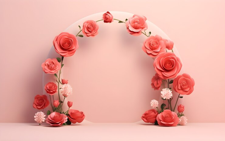 Foto gratuito bellissimi fiori in studio