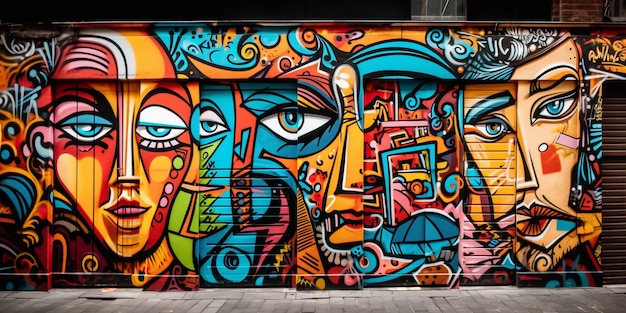 Bellissimi graffiti cubisti