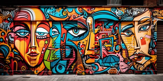 Bellissimi graffiti cubisti