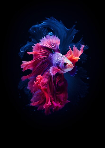 Bellissimi pesci esotici colorati