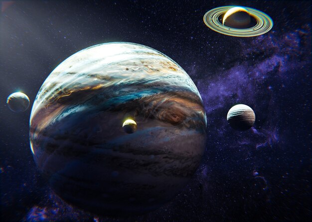Bellissimi pianeti nello spazio