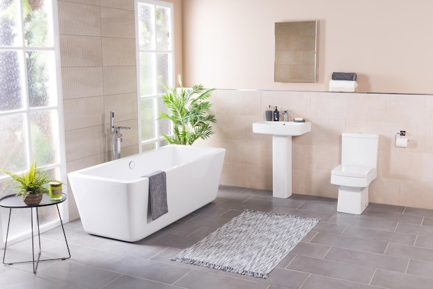 Bellissimo bagno moderno interno