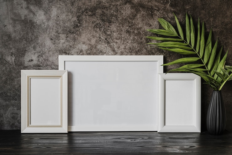Foto gratuito bellissimo concetto di cornice vuota