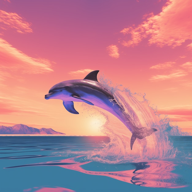 Bellissimo delfino 3D