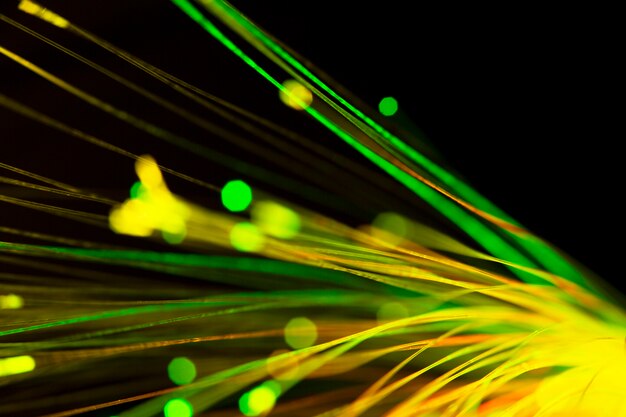 Bellissimo dettaglio in fibra ottica