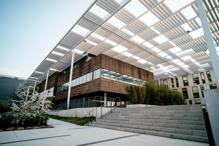 Foto gratuito bellissimo edificio moderno - architettura moderna