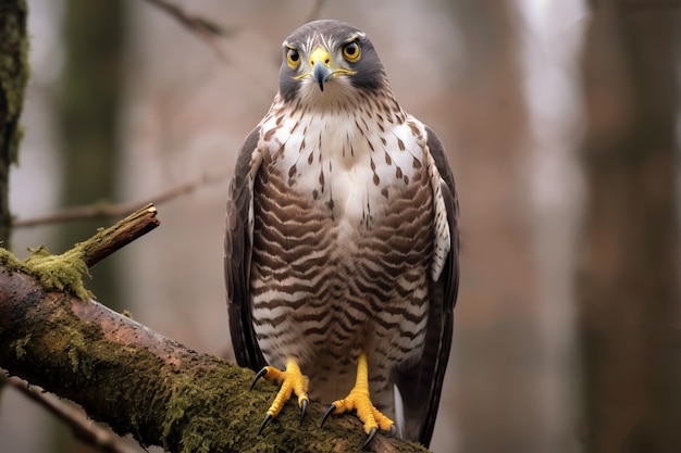 Bellissimo falco in natura