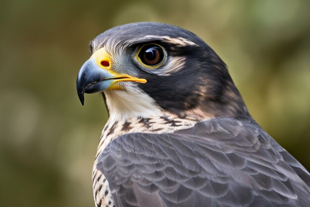 Bellissimo falco in natura