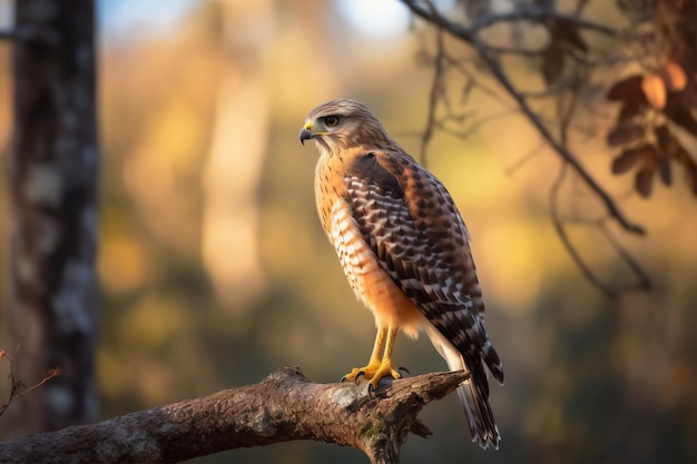 Bellissimo falco in natura