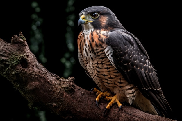 Bellissimo falco in natura